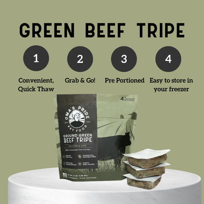OMA'S PRIDE FROZEN GROUND BEEF TRIPE 1#