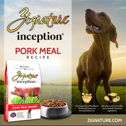 INCEPTION DOG DRY FOOD PORK MEAL RECIPE 27#