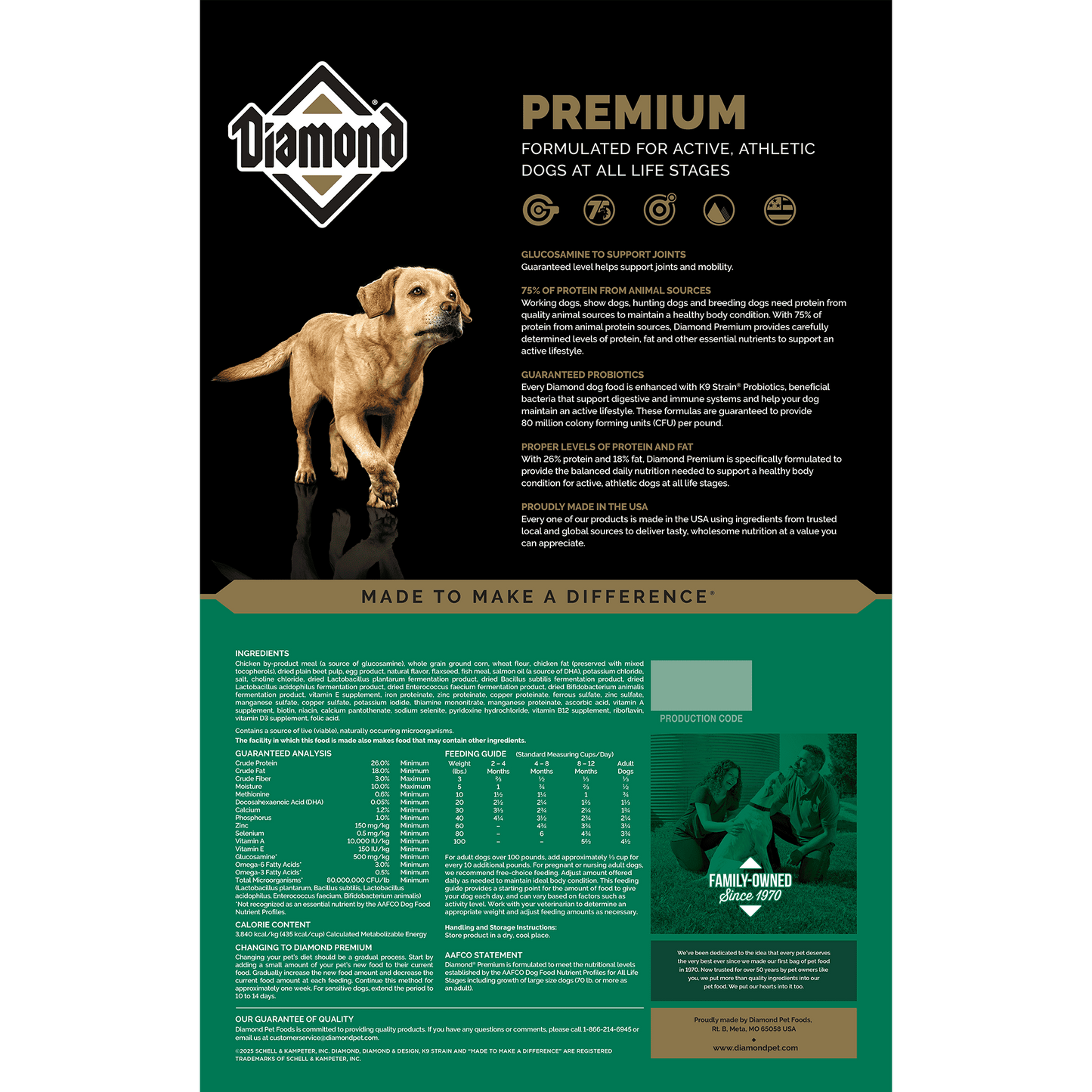 DIAMOND DOG PREMIUM ADULT 20#