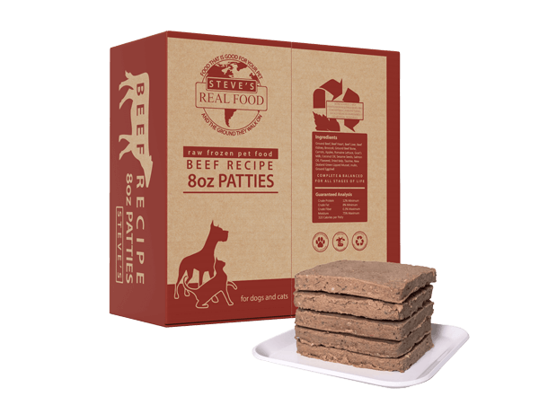 STEVES FROZEN BEEF PATTIES BULK 20#
