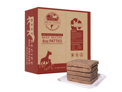 STEVES FROZEN BEEF PATTIES BULK 20#