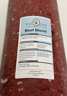 RAHRAW BEEF BLEND 80.10.10 5# ROLL