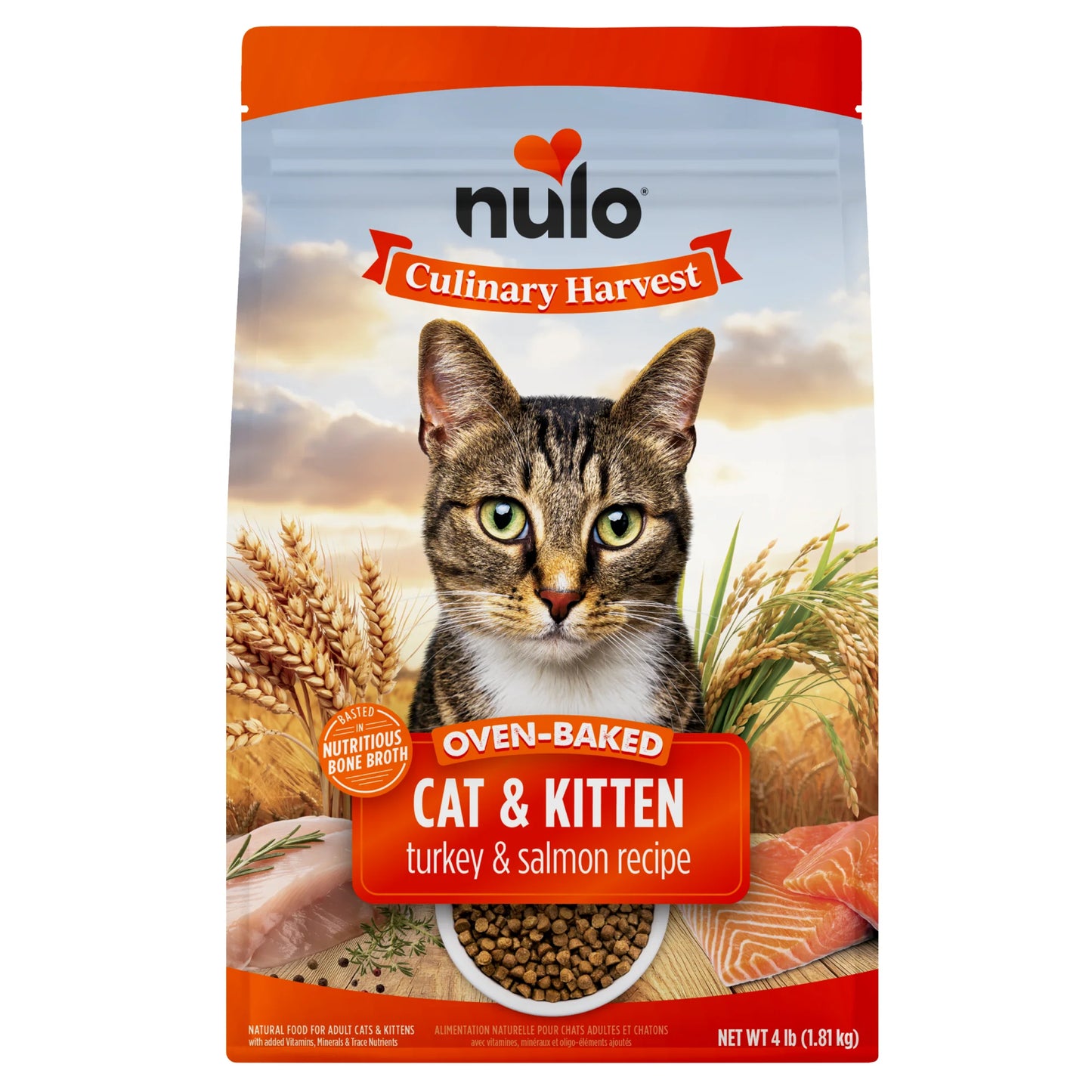 NULO CAT CULINARY HARVEST TURKEY SALMON 10#