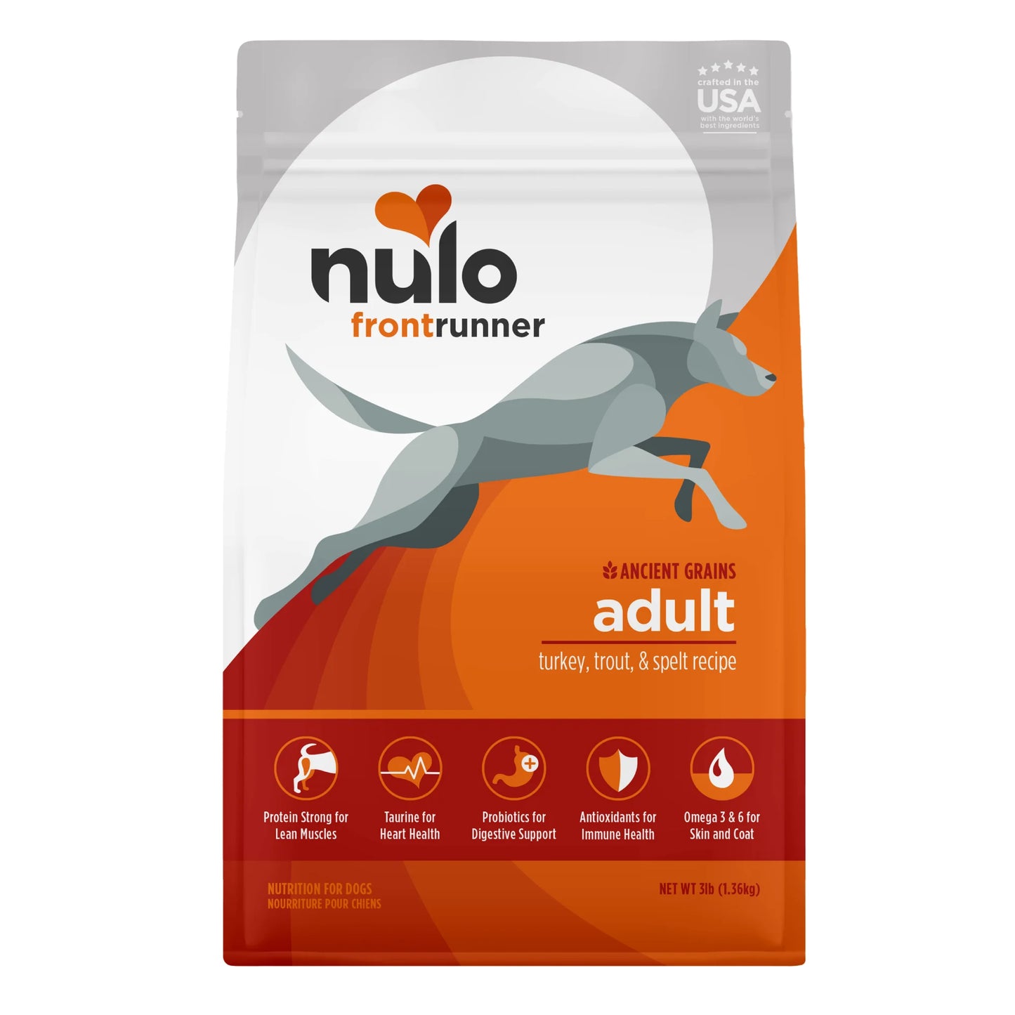 FRONTRUNNER DOG TURKEY TROUT SPELT 3#