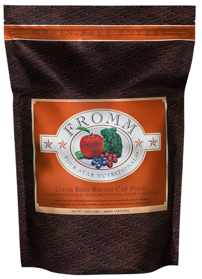FROMM CAT 4STAR GRAIN FREE GAMEBIRD 4#