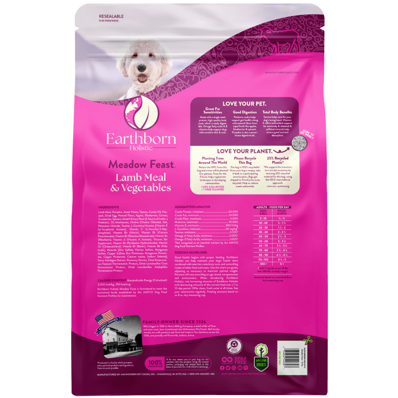 EARTHBORN DOG GRAIN FREE MEADOW FEAST 4#