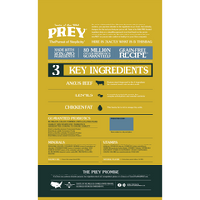 TASTE OF THE WILD CAT GRAIN FREE PREY LID ANGUS BEEF 6#