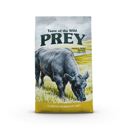 TASTE OF THE WILD CAT GRAIN FREE PREY LID ANGUS BEEF 15#