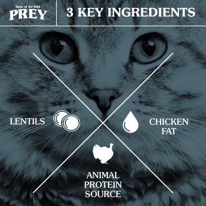 TASTE OF THE WILD CAT GRAIN FREE PREY LID ANGUS BEEF 6#